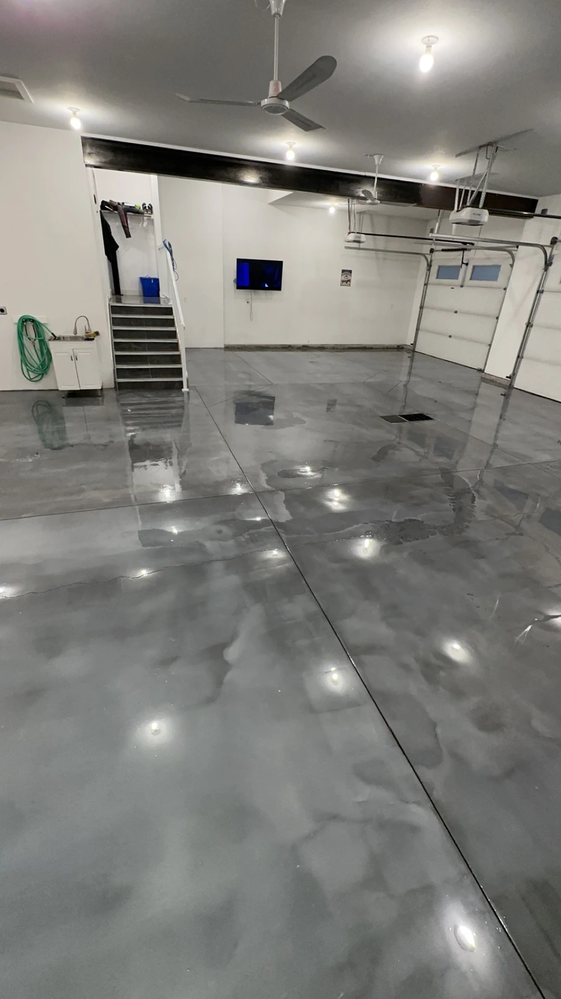 Epoxy countertop installation