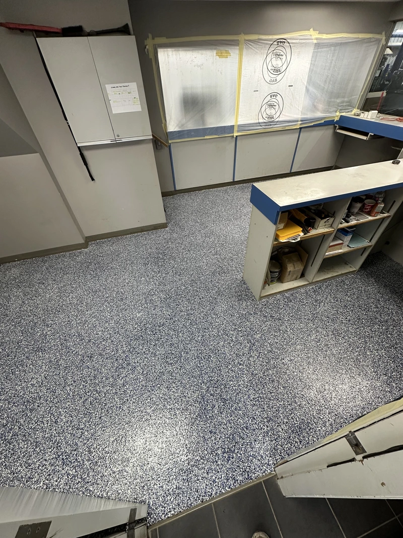 Commercial epoxy floor